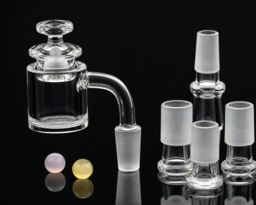 Tipos de accesorios para banger: carb caps, perlas terp y adaptadores