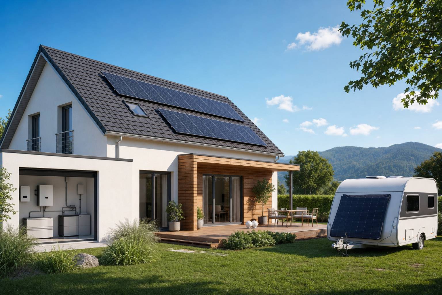 Tipos de kits solares: autoconsumo, aislados, híbridos y para caravanas