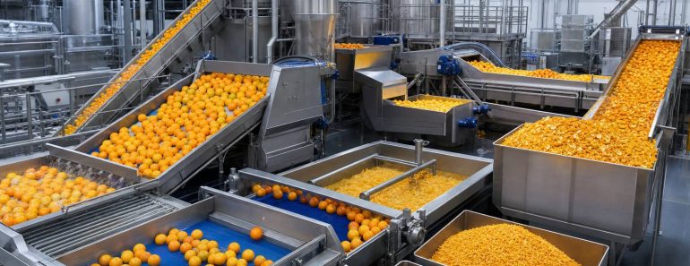 Tipos de subproductos del cítrico en la industria del zumo: pulpa, cáscara, bagazo y pellets