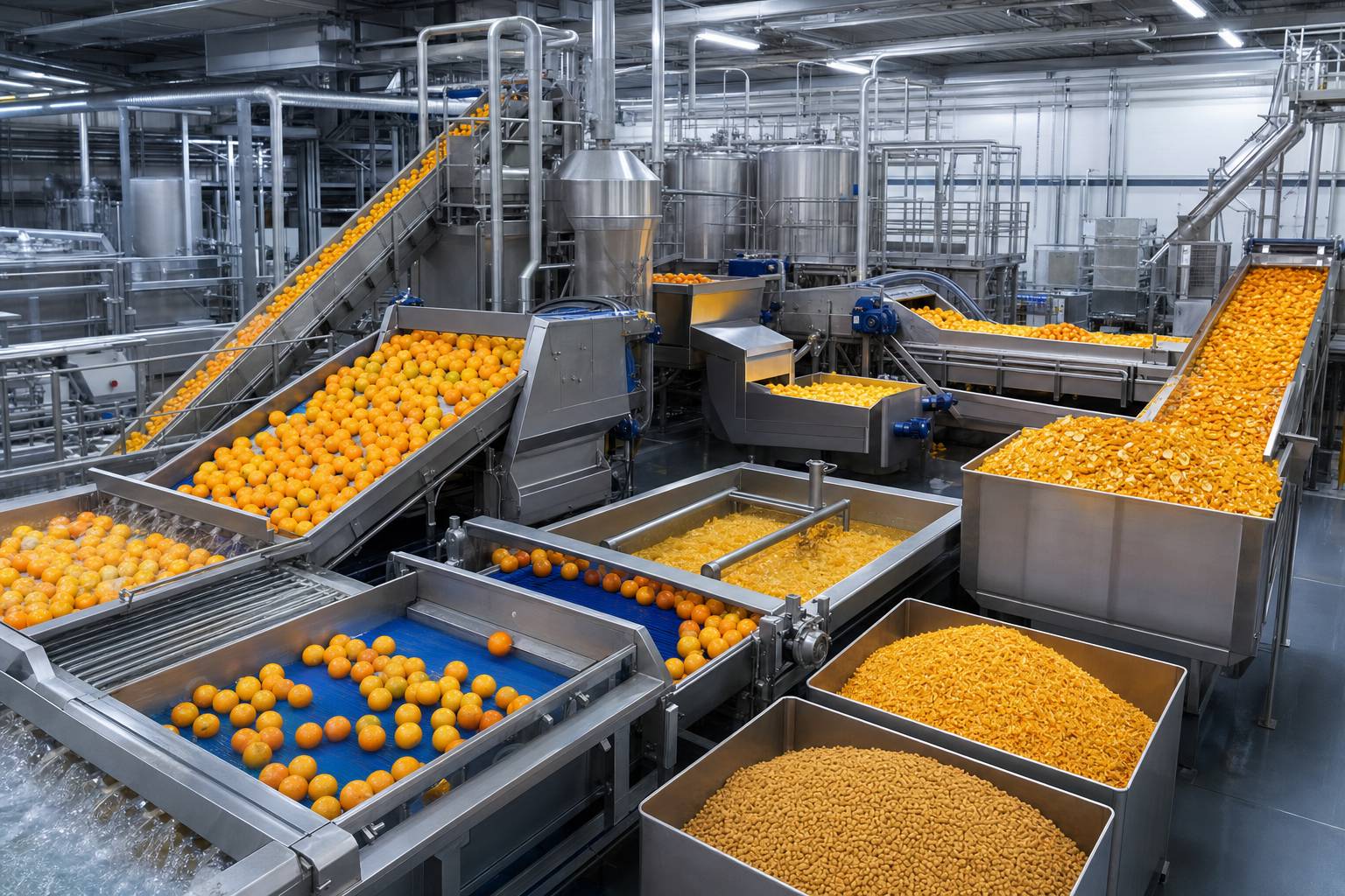 Tipos de subproductos del cítrico en la industria del zumo: pulpa, cáscara, bagazo y pellets Tipos de subproductos del cítrico en la industria del zumo: pulpa, cáscara, bagazo y pellets